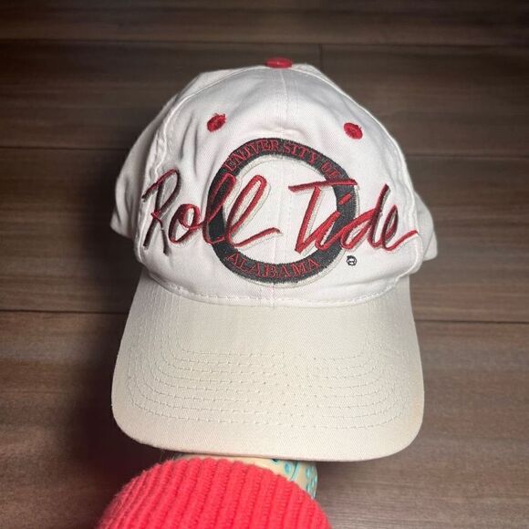 Vintage The Game Alabama Crimson‎ Tide Circle Logo Snapback Hat - Picture 1 of 5
